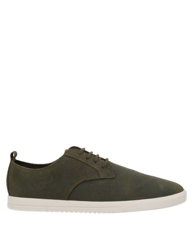 Clae Man Sneakers Military green Size 6 Soft leather