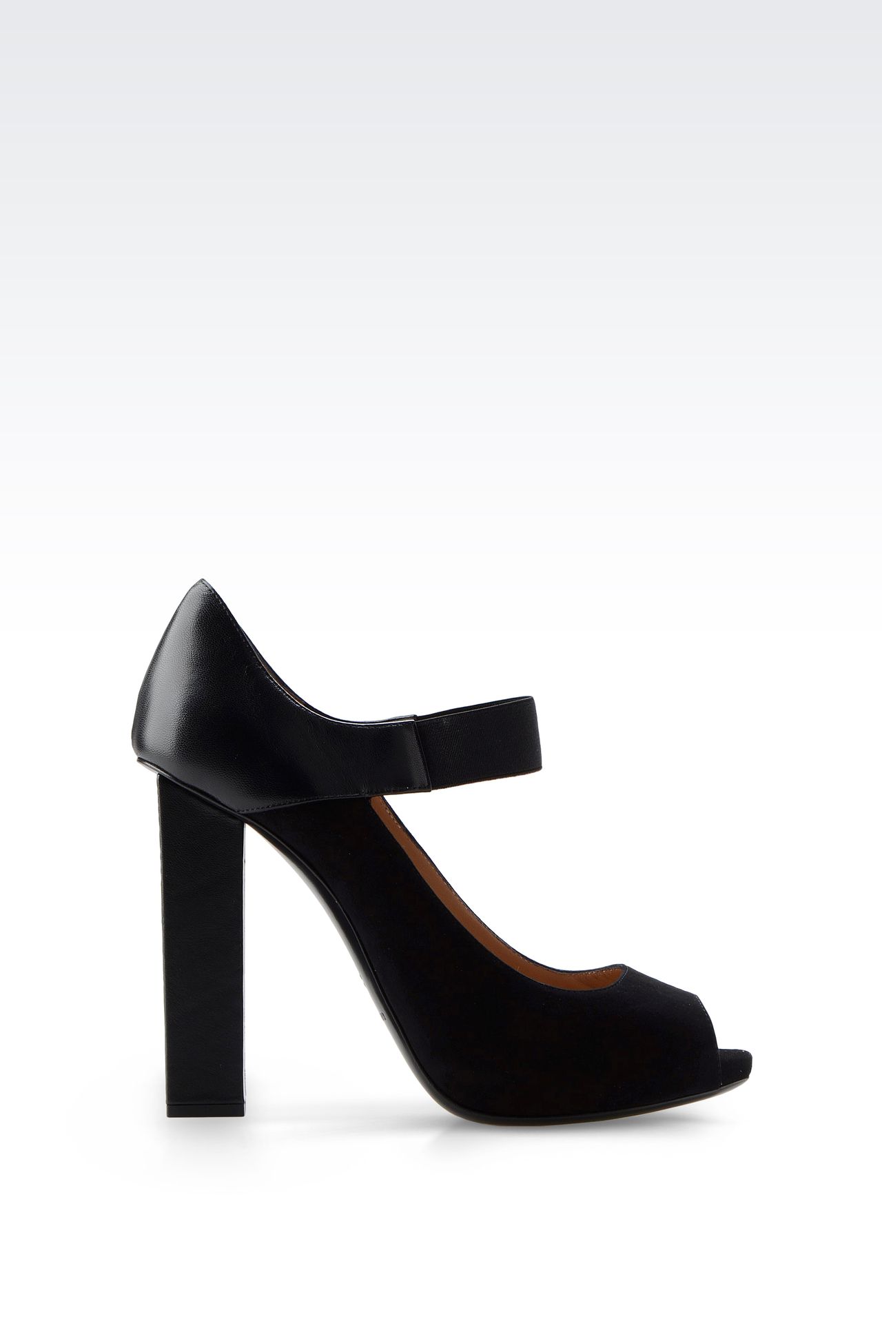 细带鱼嘴高跟鞋