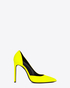 ysl yellow heels