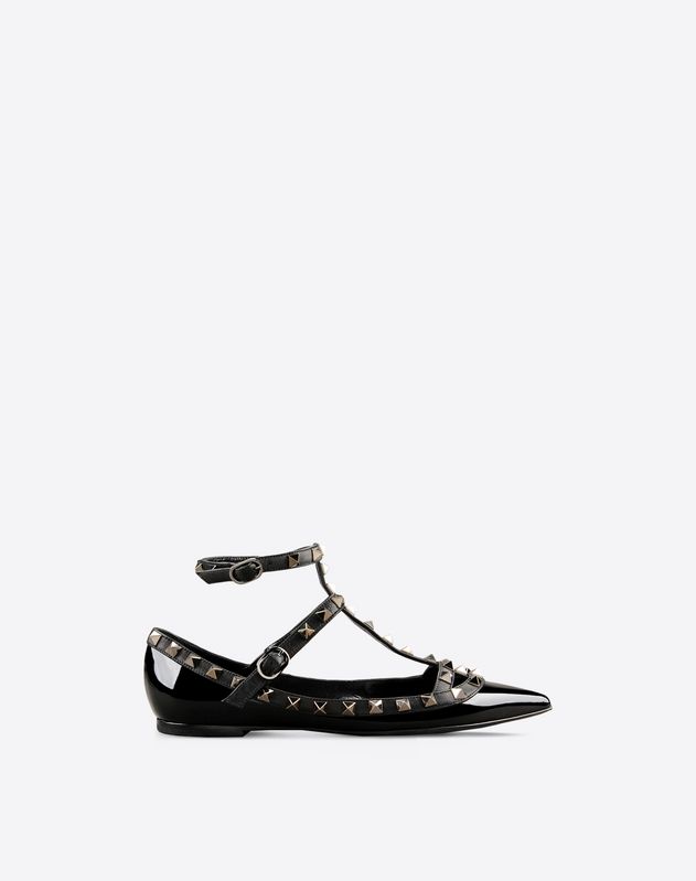 Valentino Garavani Rockstud Noir Ballerina, Ballerinas for Women ...