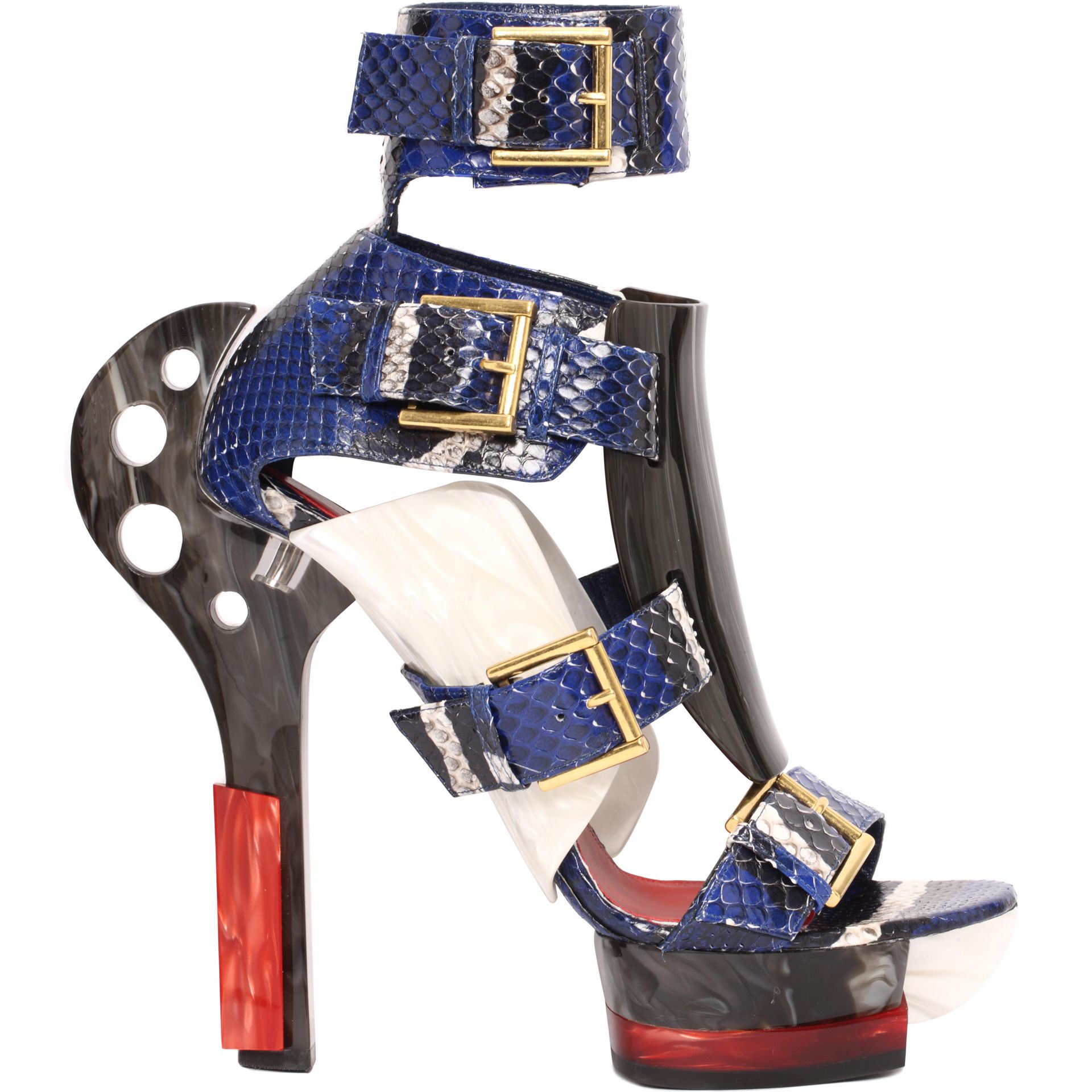 PLEXIGLAS & SNAKE SHOW SHOE