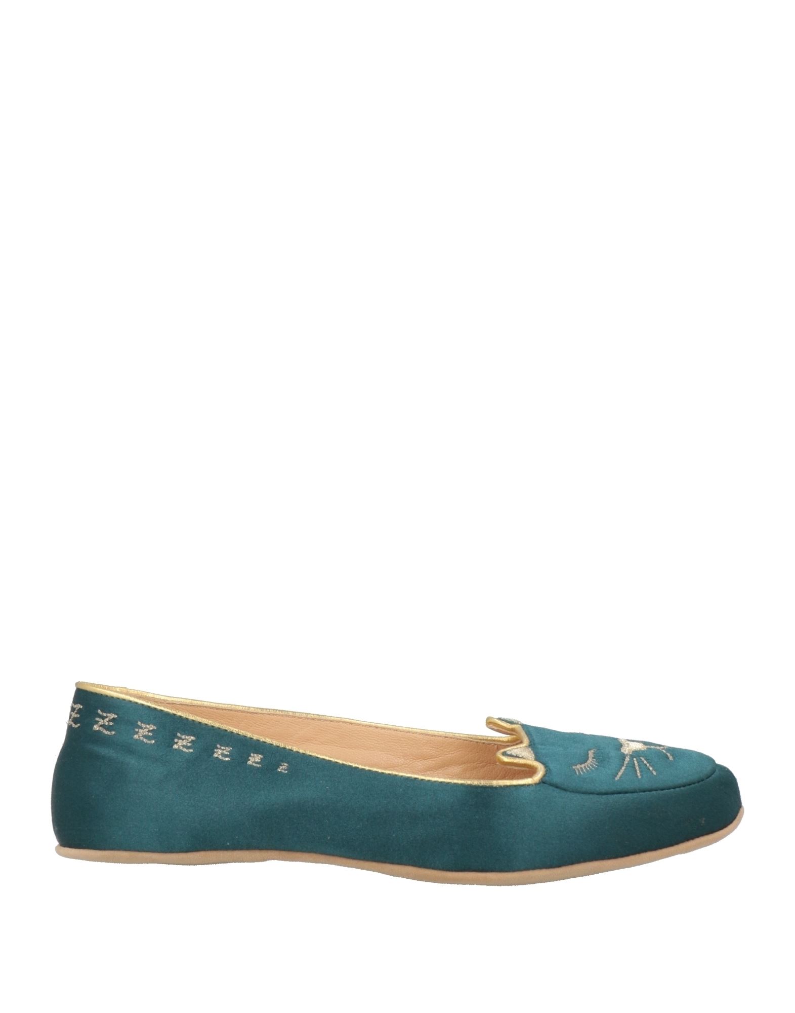 Charlotte Olympia Slippers In Green