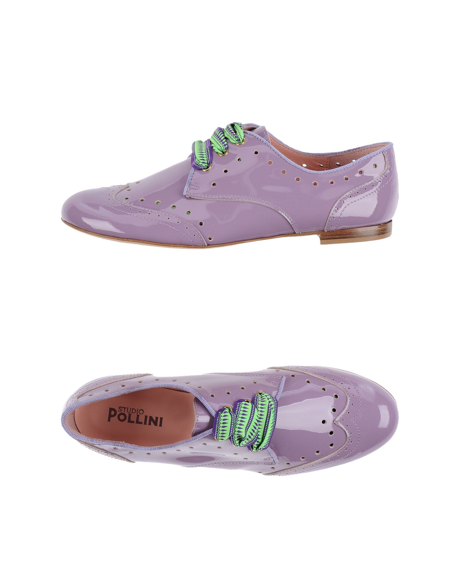 Studio Pollini Lace-up Shoes In Lilac