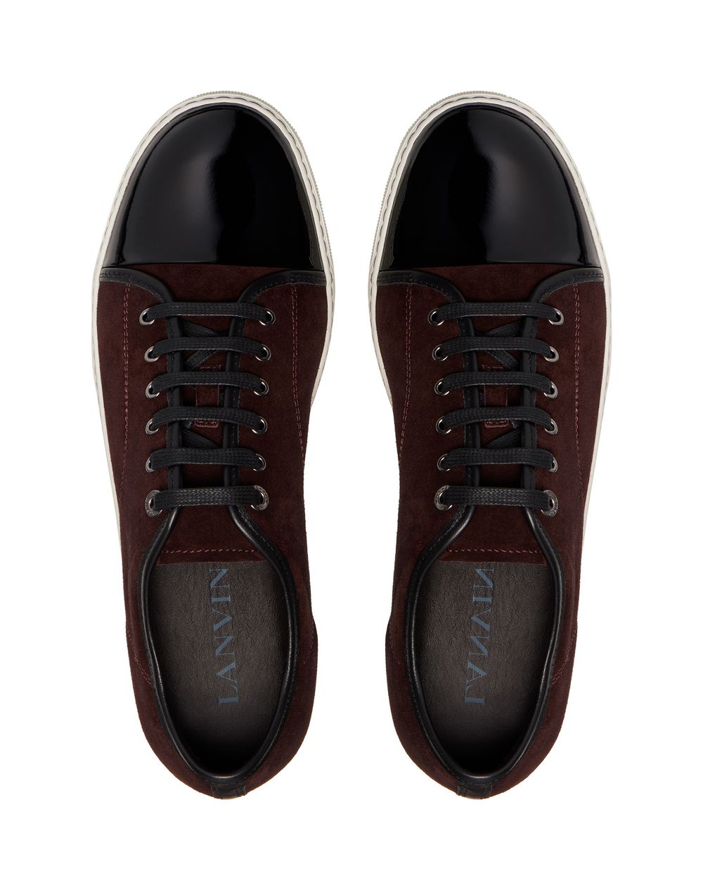 lanvin dbb1 suede calfskin sneaker