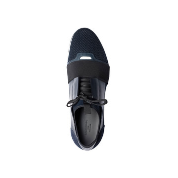 balenciaga race runners mens silver