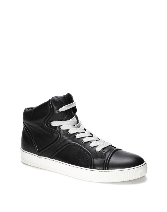Mid Top Sneaker With Nappa Lambskin Piping, Sneakers Men | Online Store