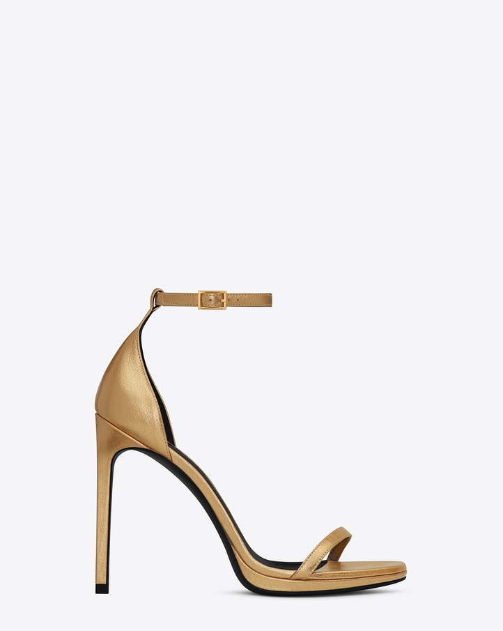 dark gold high heels