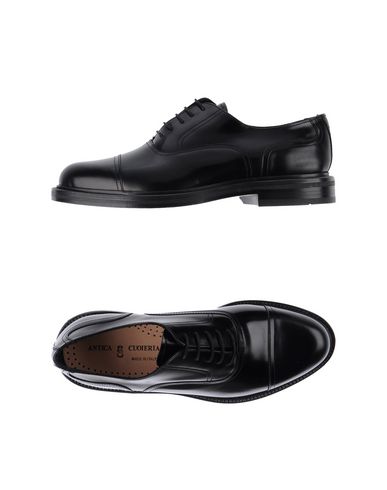 Man Lace-up shoes Black Size 11 Soft Leather