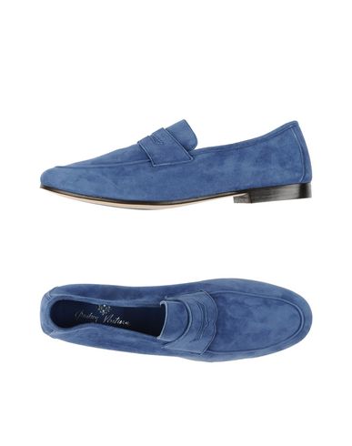 Man Loafers Pastel blue Size 9 Soft Leather