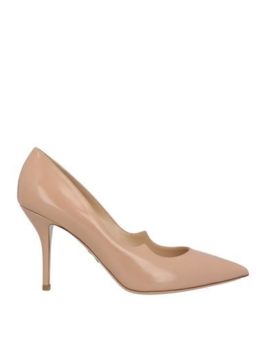 Paul Andrew Woman Pumps Blush Size 11 Soft Leather In Pink