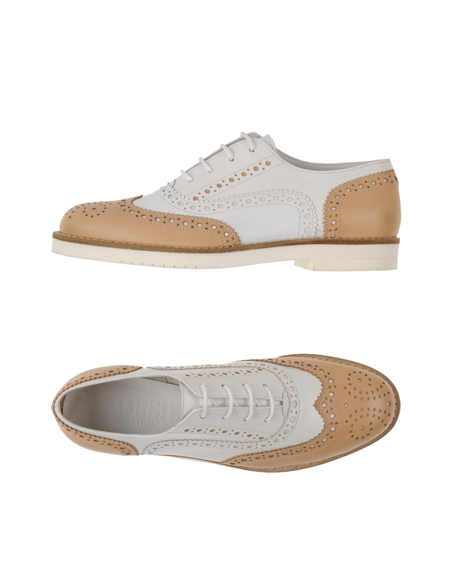 Rossi Lace-up Shoes In Beige