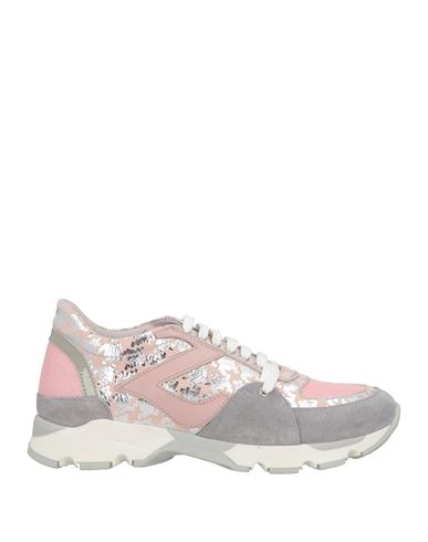 Woman Sneakers Pink Size 5 Leather, Textile fibers