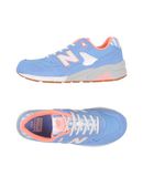 NEW BALANCE Damen Low Sneakers & Tennisschuhe Farbe Blaugrau Gr��e 11