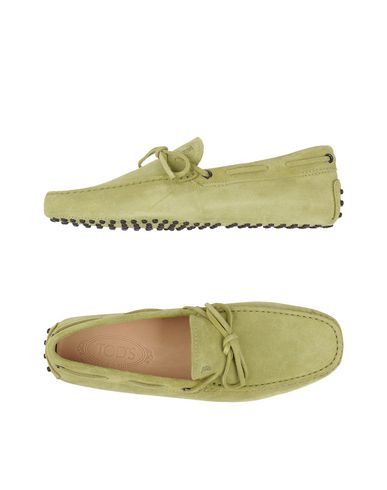 Tod's Man Loafers Light Green Size 8.5 Leather In Green