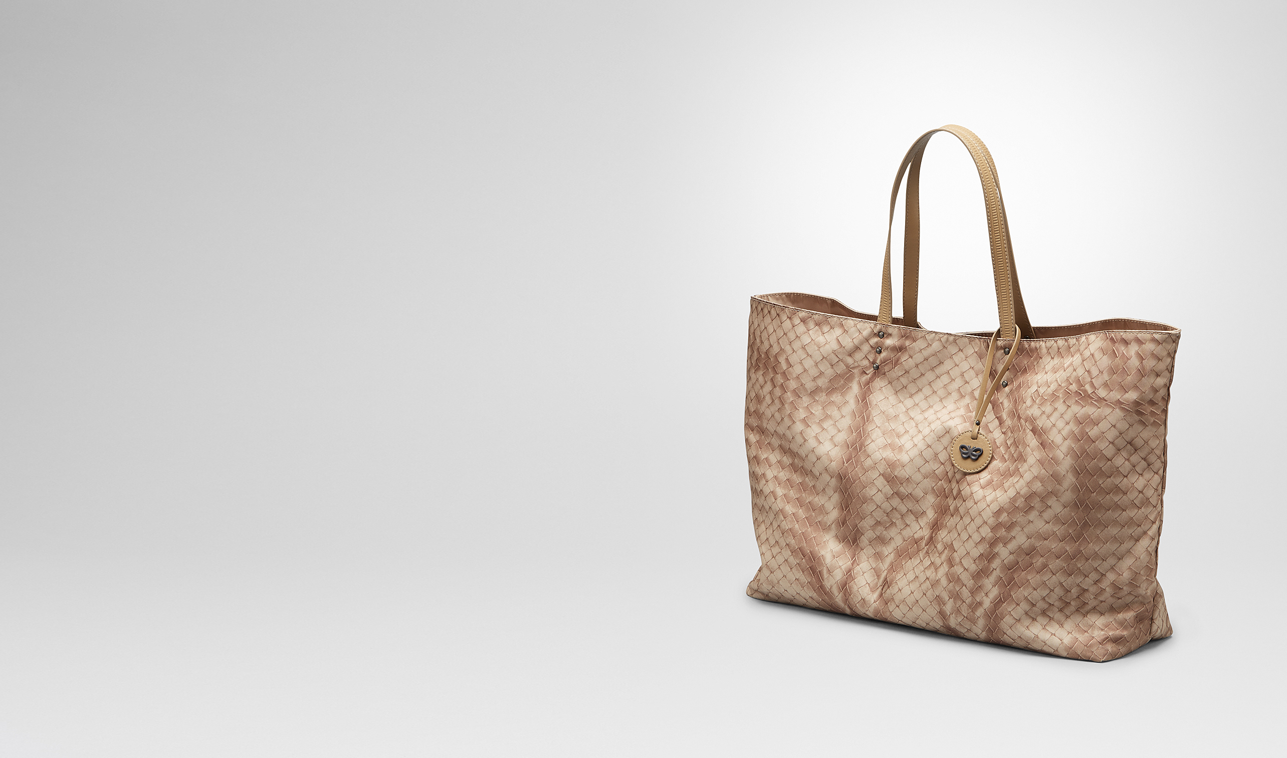 Bottega Veneta® - Sand Intrecciolusion Tote Bag