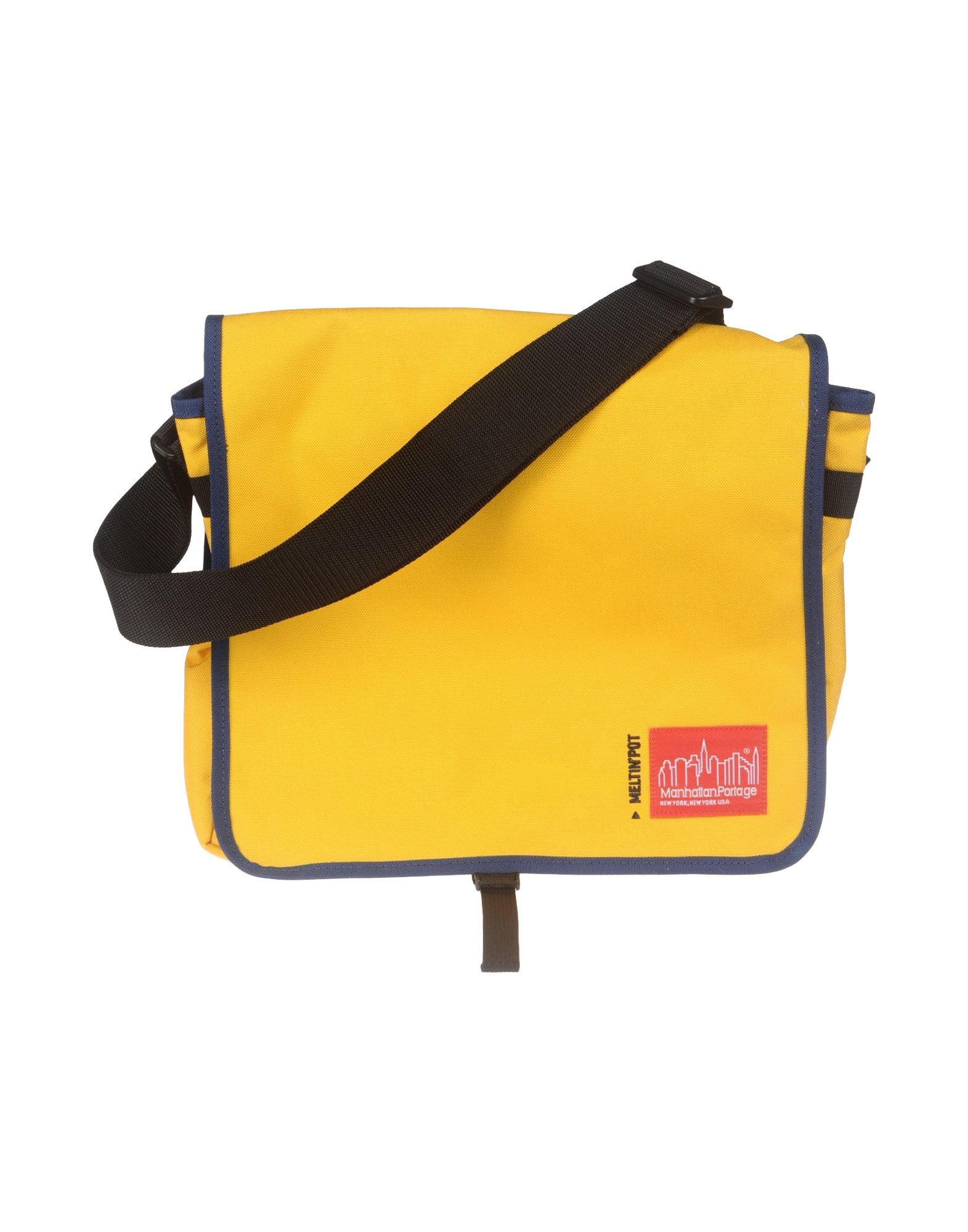 Желтая сумка через плечо