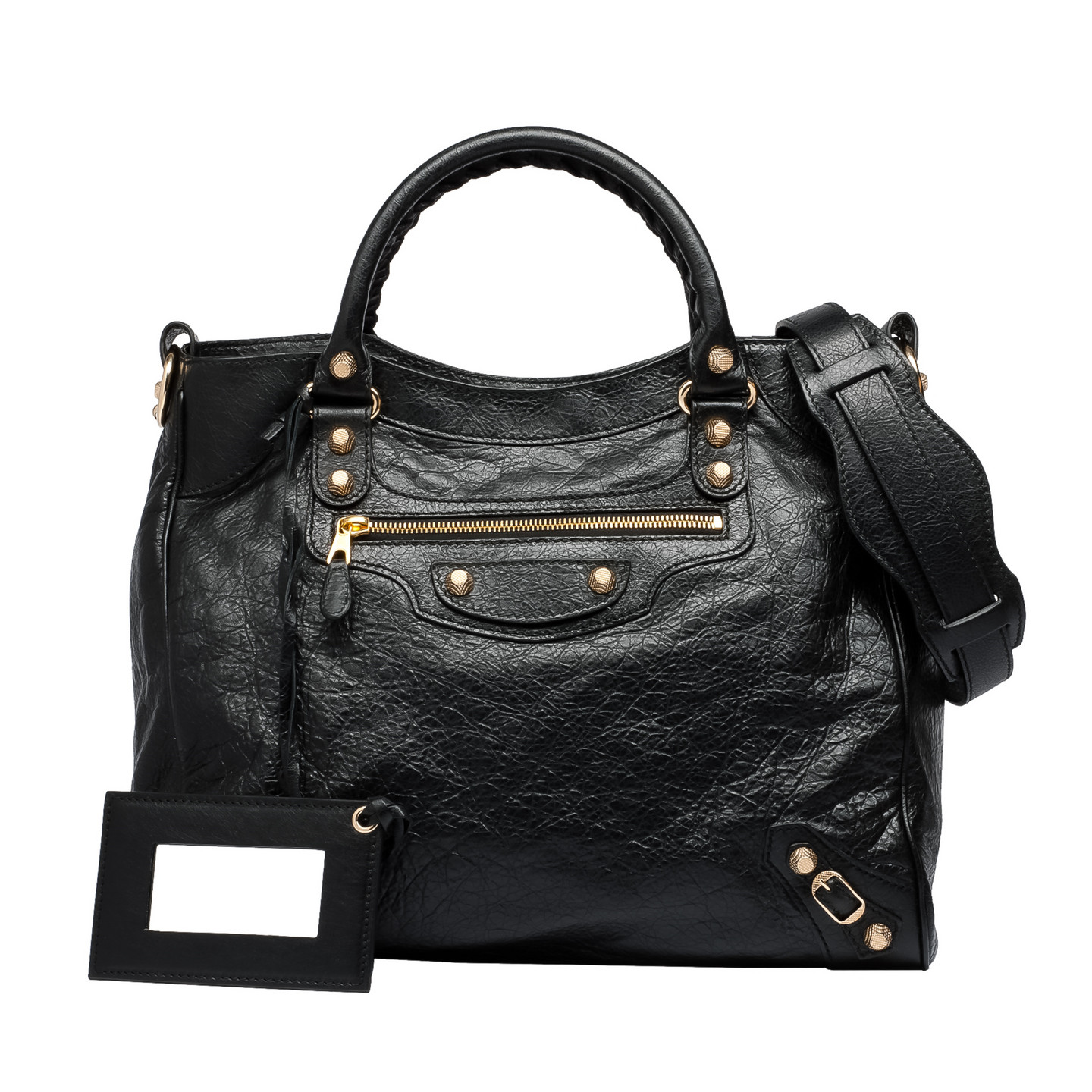 Balenciaga Giant 12 Gold Velo - Black/ Black - Women's Giant Velo Handbag