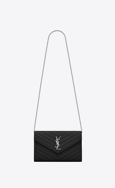 ysl monogram chain wallet bag