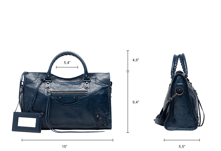 Balenciaga Classic City - Bleu Obscur - Women's Classic City Handbag
