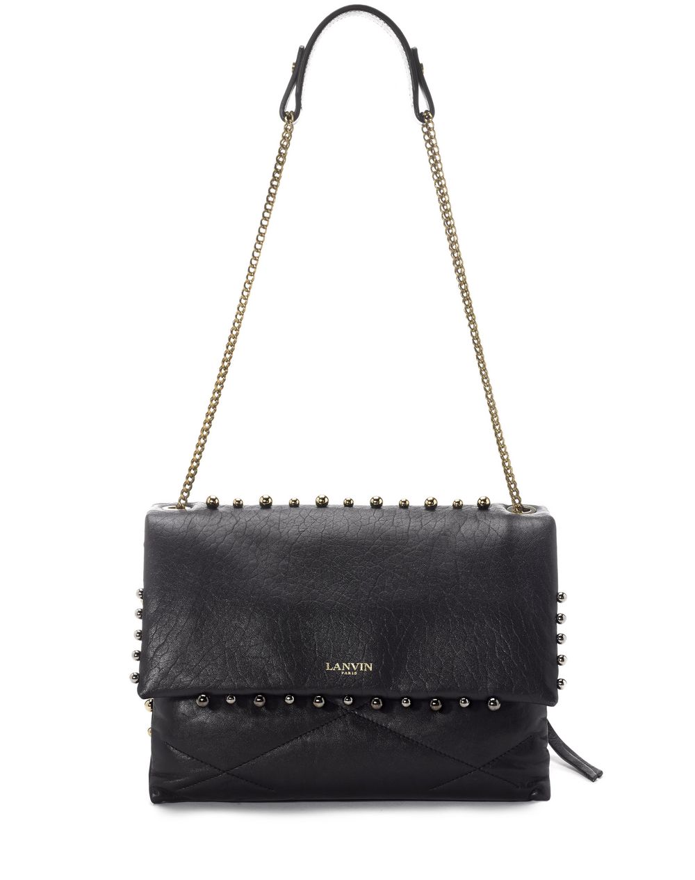 lanvin sugar quilted leather shoulder bag