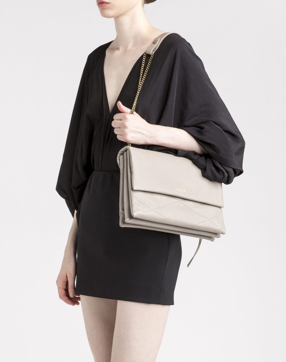 Lanvin Medium Lambskin Sugar Bag Shoulder Women Medium Lambskin Sugar Bag Lanvin