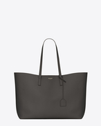 SAINT LAURENT Shopping Saint Laurent E/W D Large SHOPPING SAINT LAURENT Tote Bag in Dark Anthracite Leather f