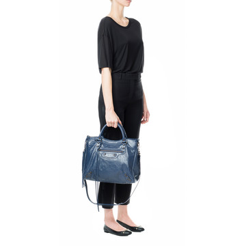 Balenciaga Classic Velo - Gris Chartreux - Women's Classic Velo Handbag