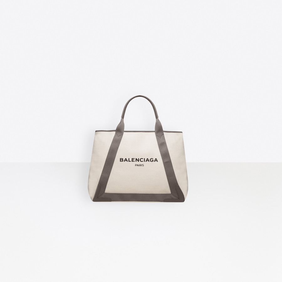 balenciaga navy cabas s