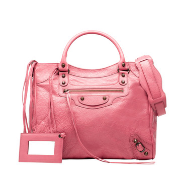Balenciaga Classic Velo - Rose Hortensia - Women's Classic Velo Handbag