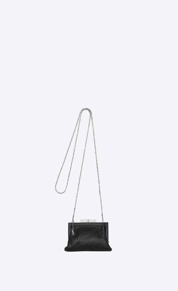 Saint Laurent Small BIJOUX Bag In Black Leather | YSL.com
