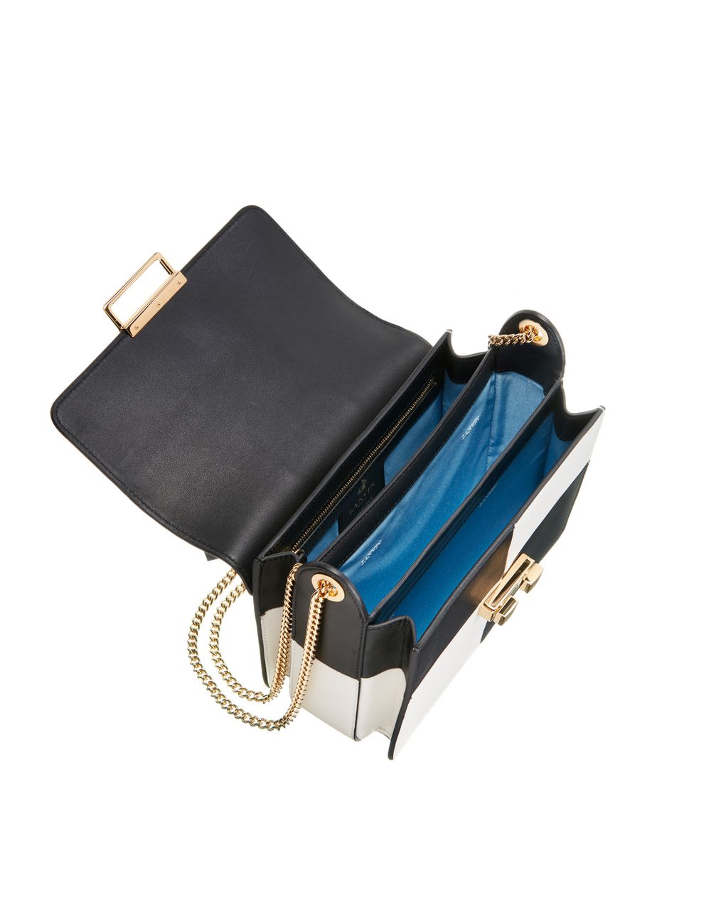 Lanvin Small Jiji By Lanvin Bag In Smooth Bicolor calfskin, Shoulder