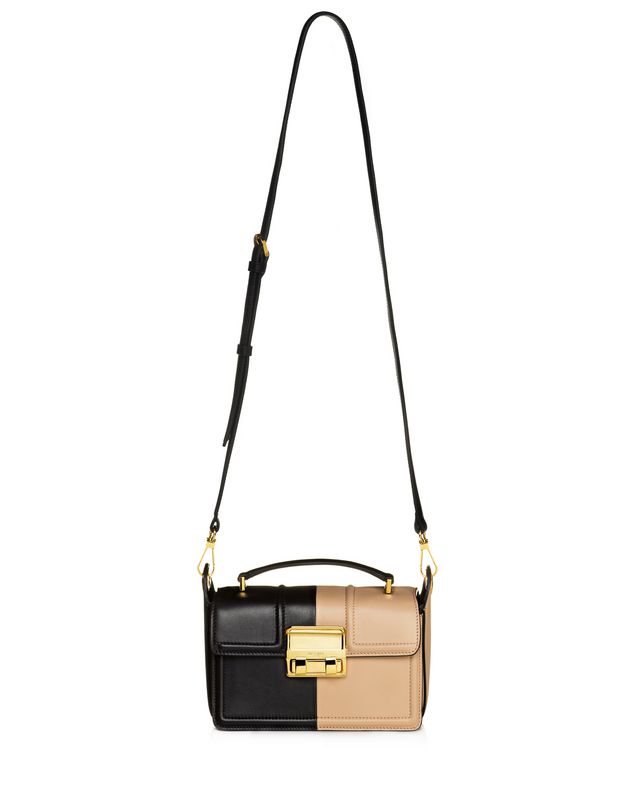 Lanvin Small Box Jiji By Lanvin Bag In Smooth Bicolor Calfskin