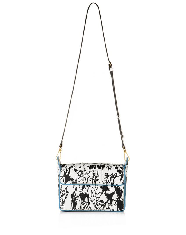 Small Jiji By Lanvin Bag In Smooth Printed Calfskin, Shoulder Bag Women