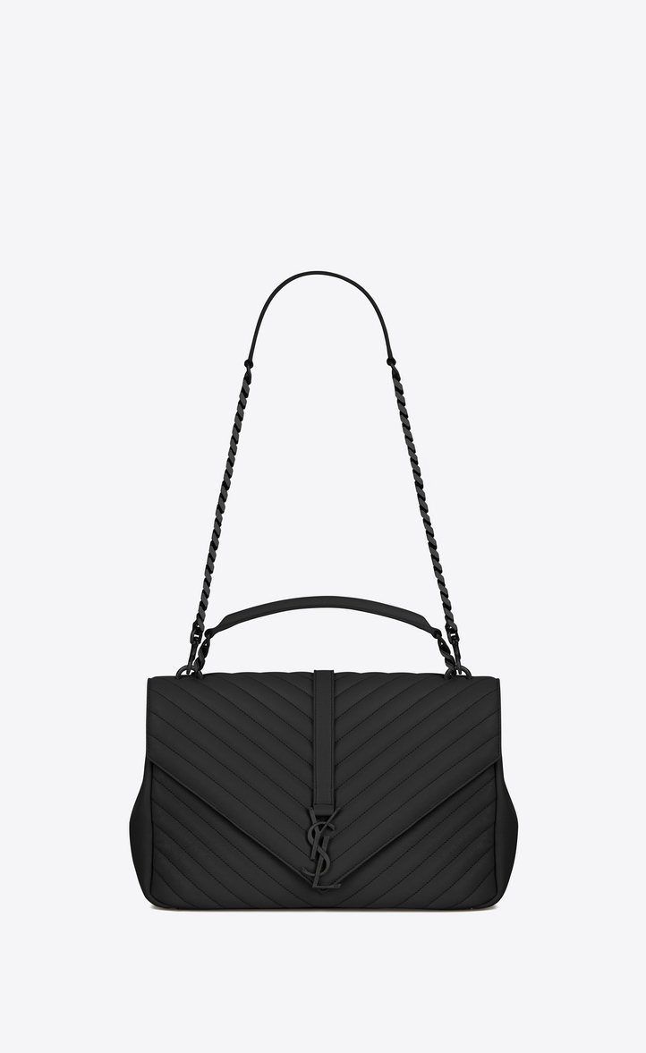 ysl college bag black hardware