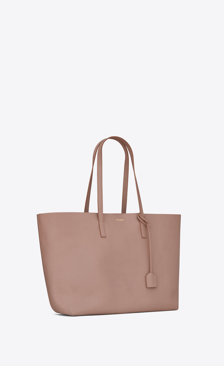 saint laurent large leather shopping tote