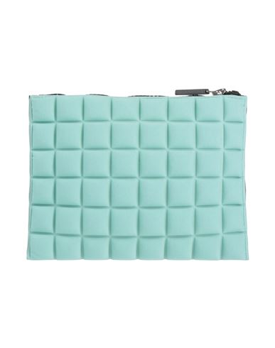""small Pouch 19,5x15 " " Woman Handbag Sky blue Size - Polyamide, Elastane