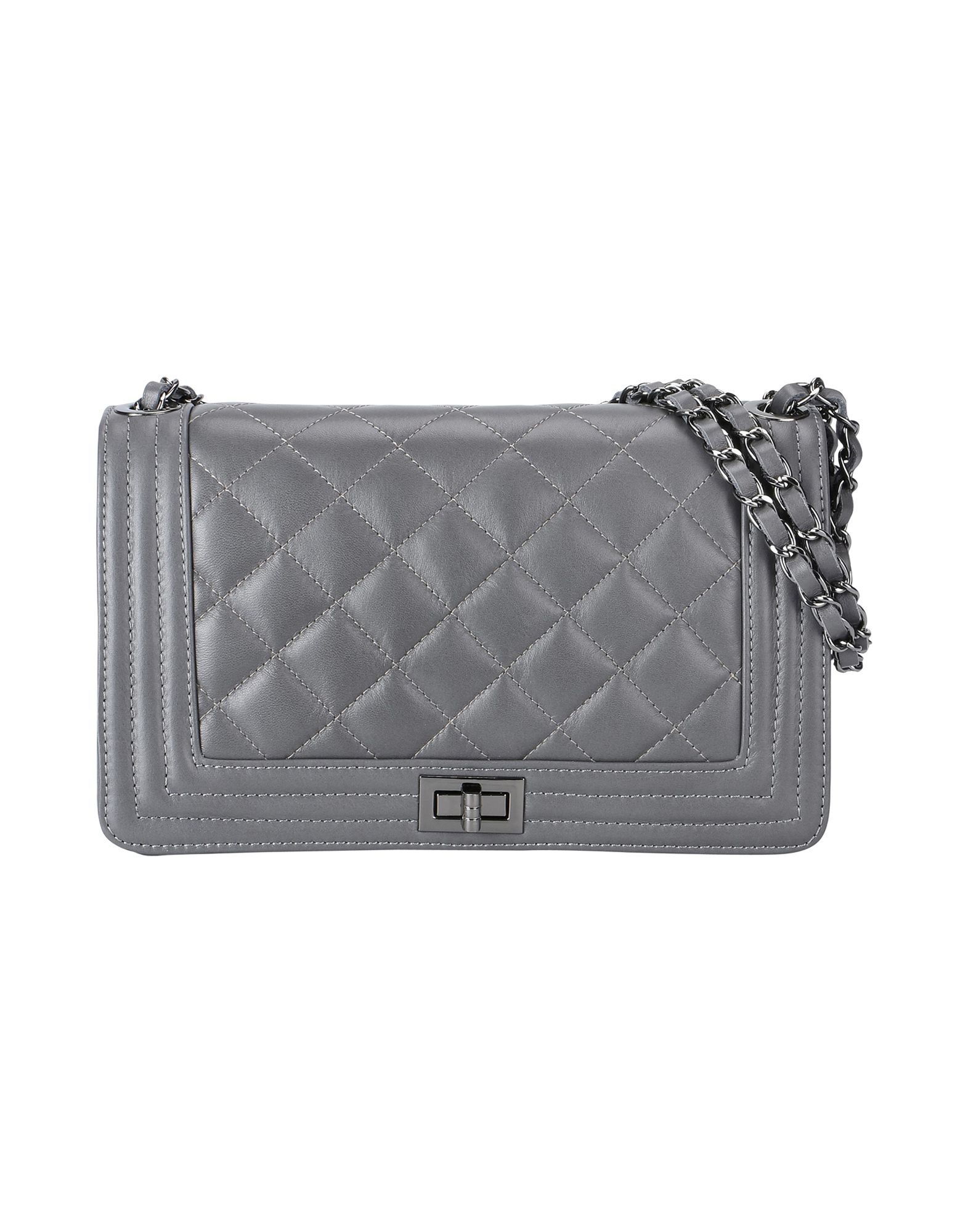 Сумка на плечо  - Черный,Серый цвет