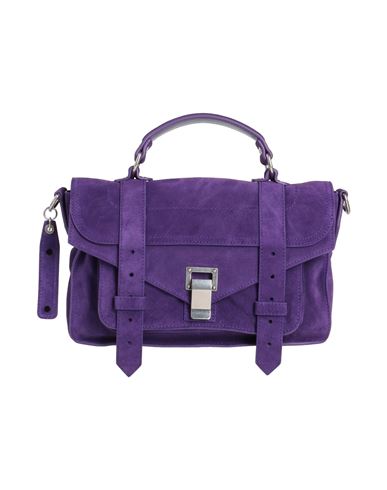 Proenza Schouler Woman Handbag Purple Size - Soft Leather