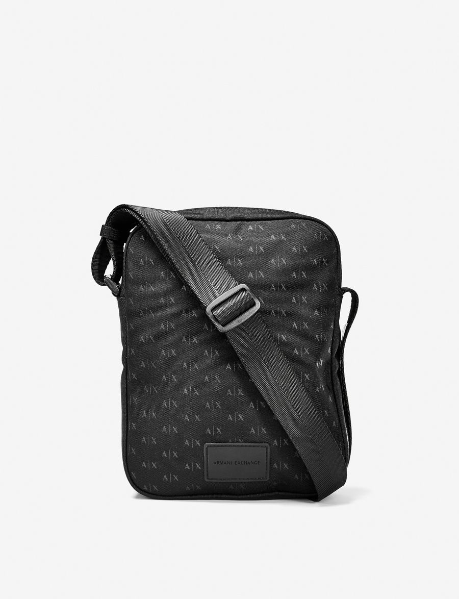 Armani Exchange ‎ALLOVER LOGO SATCHEL ‎, ‎Messenger Bag ‎ for ‎Men‎ | A ...