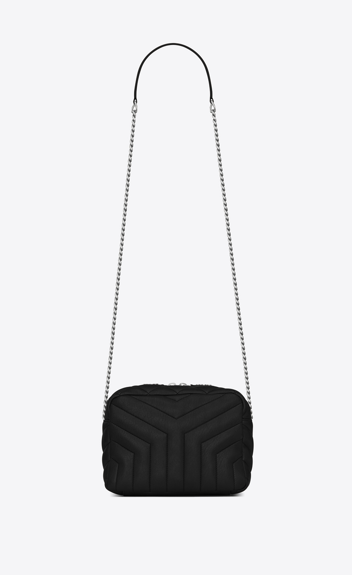 Saint Laurent Small Loulou Bowling Bag In Black Y Matelassé Small Loulou Bowling Bag In Black Y Matelassé Leather