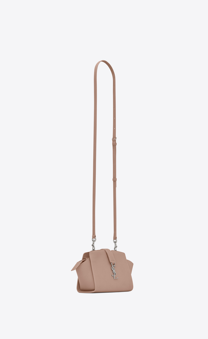 Saint Lau Toy Ysl Cabas Bag In Antique Rose Leather