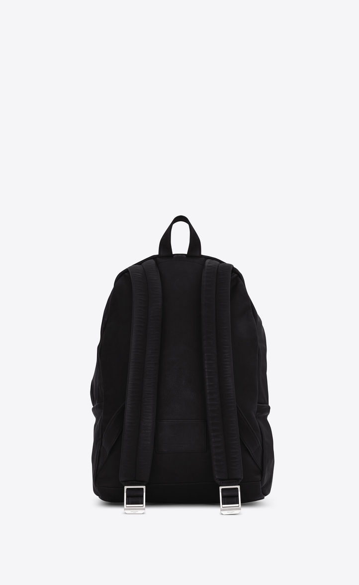 ‎Saint Laurent ‎City Backpack In Black Washed Leather ‎ | YSL.com