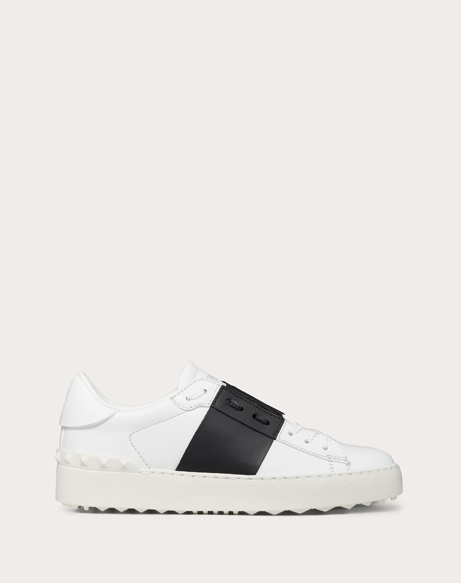 valentino open low top patent sneaker