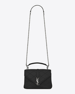 SAINT LAURENT モノグラム カレッジ ダイヤモンド D モノグラム・サンローラン コレージュ バッグ(ミディアム/ブラック) f