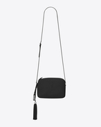 SAINT LAURENT Camera bag D Small monogram lou Camera Bag in Black leather f