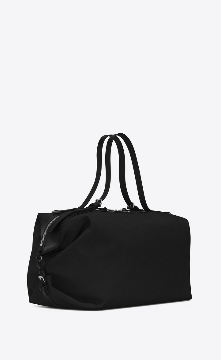 Saint Laurent Id Large Convertible Bag In Canvas Ysl Zoom Id Large Convertible Bag In Canvas Different Angle View