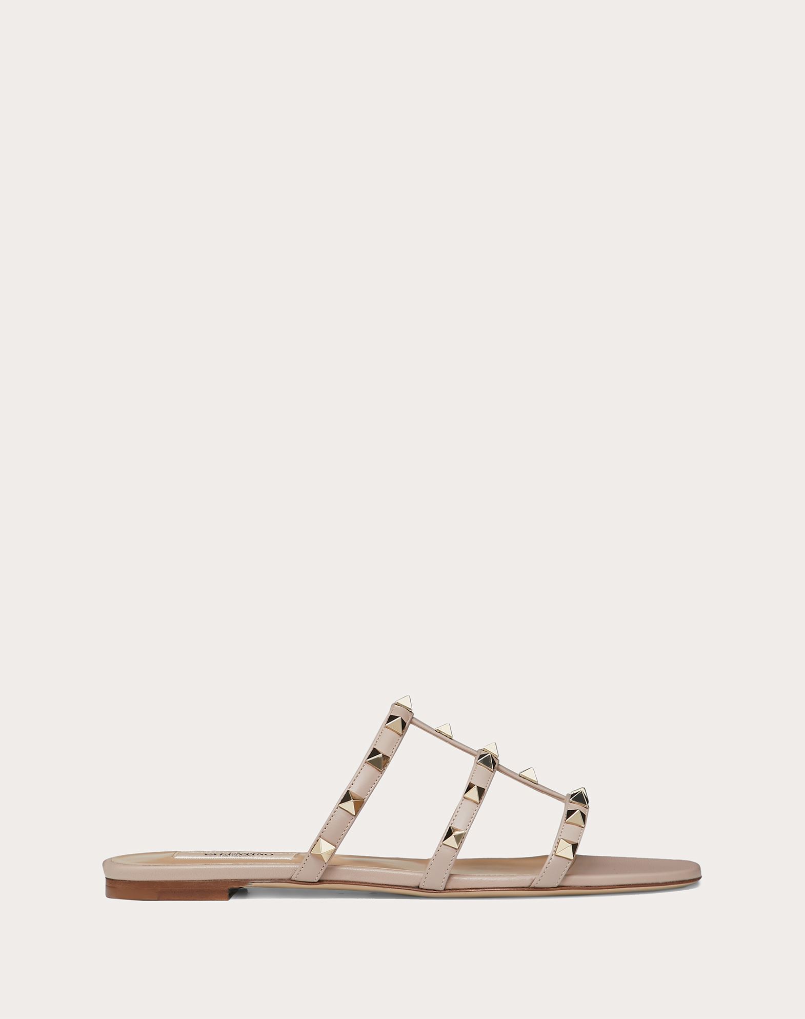 Rockstud Flat Slide Sandal for | Valentino Online Boutique