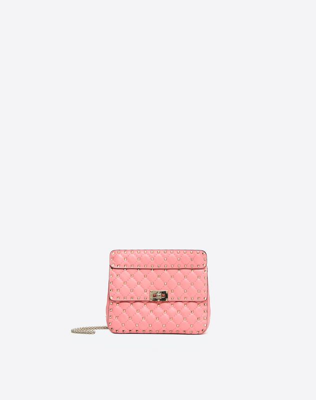 valentino rockstud clutch pink