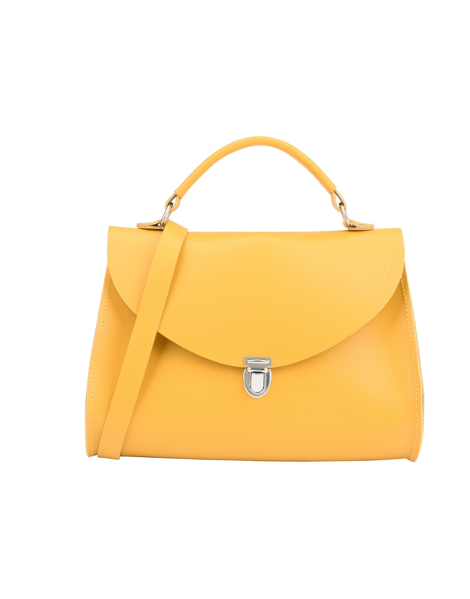 Сумка на руку  - Серый,Желтый цвет