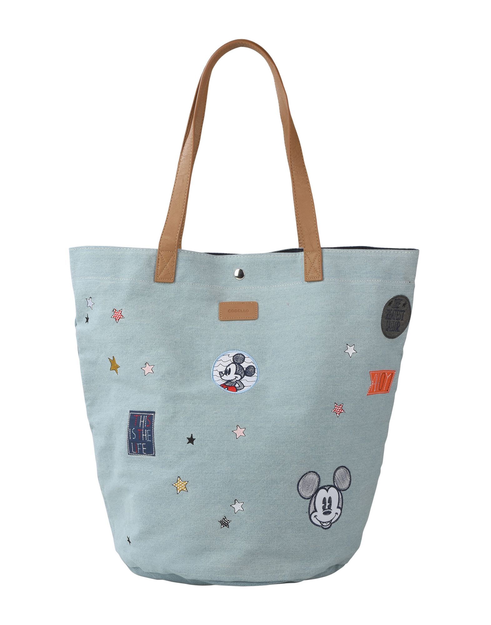 Сумка на плечо  - Голубой цвет